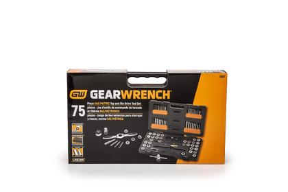Imagem de Conjunto de torneiras e matrizes GEARWRENCH 77 peças SAE/Metric -3887