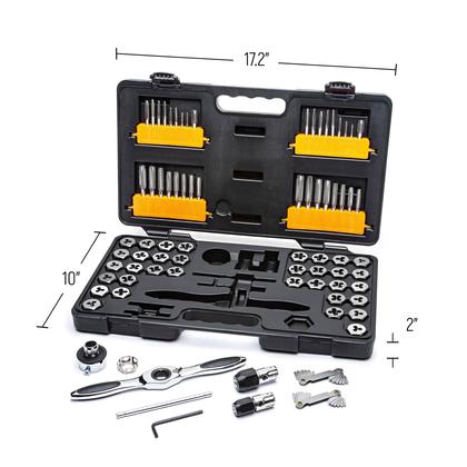 Imagem de Conjunto de torneiras e matrizes GEARWRENCH 77 peças SAE/Metric -3887