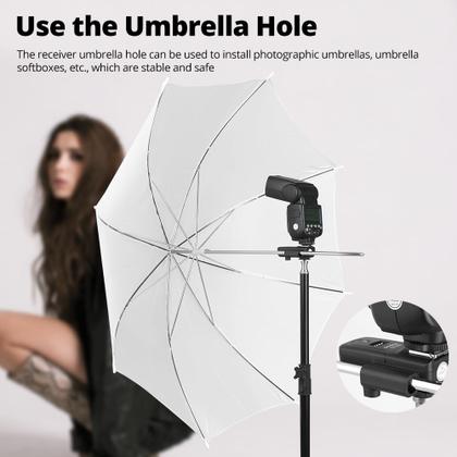 Imagem de Conjunto de transmissor de flash de rádio sem fio Godox CT 16 CT-16