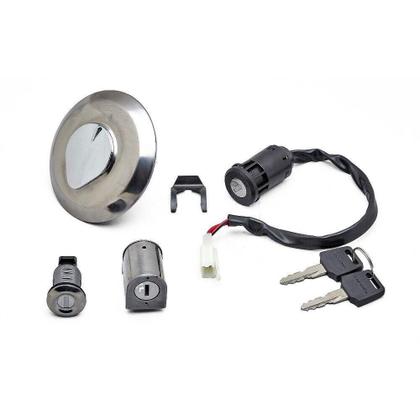 Imagem de Conjunto de Travas CG Fan 125 2005-08 Chaves Honda Magnetron