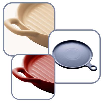 Imagem de Conjunto de Travessas Para Servir 5 Peças Porcelana Estilo Nórdico.