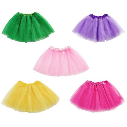 Imagem de Conjunto de tutu Jeowoqao para meninas, vestido de dança com grampos de flores de 3 a 8 anos