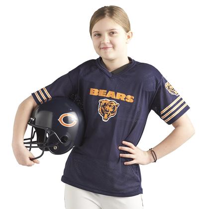 Imagem de Conjunto de uniformes de futebol Franklin Sports Chicago Bears Kids