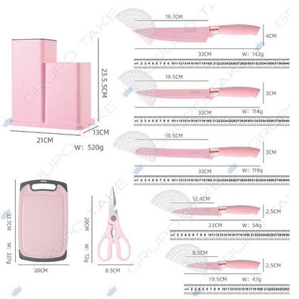 Imagem de Conjunto de Utensílio Cozinha de Silicone 19 peças alta qualidade CORES DISPONIVEIS
