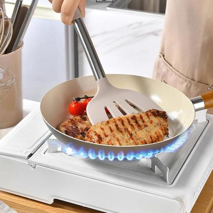 Imagem de Conjunto De Utensílios De Cozinha De Silicone Resistente Ao Calor Com 15 Peças, Cabo De Madeira,