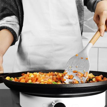 Imagem de Conjunto de utensílios de cozinha Oannao Silicone 14 peças resistentes ao calor