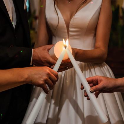 Imagem de Conjunto de velas Wedding Unity Frienda Unity para casamento