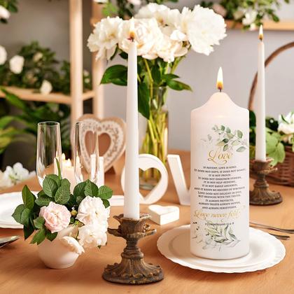 Imagem de Conjunto de velas Wedding Unity Frienda Unity para casamento