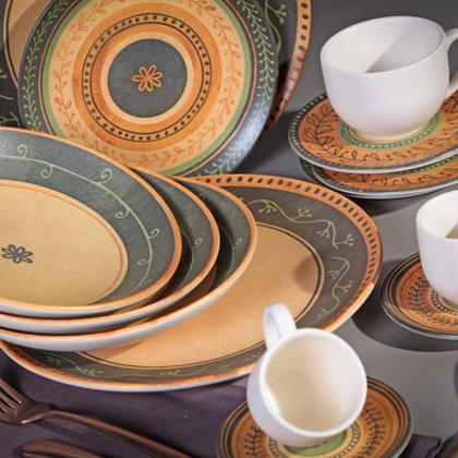 Imagem de Conjunto de Xícara de Cafezinho com Pires 06 Peças Coup Oliva Porto Brasil