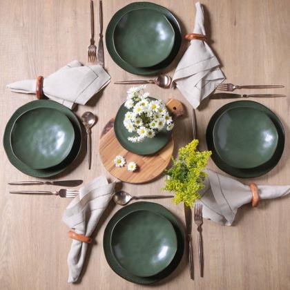 Imagem de Conjunto de Xícara de Cafezinho com Pires 06 Peças Orgânico Arauco Porto Brasil