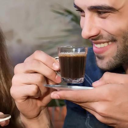 Imagem de Conjunto De Xícaras Americanas Café Chá Sem Pires 90ml Vidro