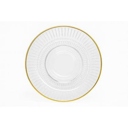 Imagem de Conjunto de Xícaras de Chá 230ml 6 Pçs Borda Dourada -Quanhe