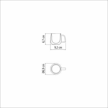 Imagem de Conjunto de Xícaras Tramontina para Café 2 Peças