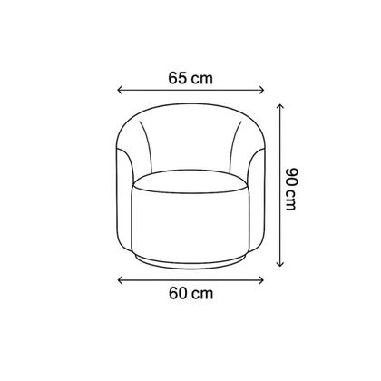 Imagem de Conjunto Decorativo 02 Poltronas + Sofá Curvo Orgânico Nature Gaia Boucle Cinza - Montanaris Decor