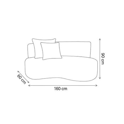 Imagem de Conjunto Decorativo 02 Poltronas + Sofá Curvo Orgânico Nature Gaia Boucle Cinza - Montanaris Decor