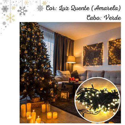 Imagem de Conjunto Decorativo Natalino Pisca-Pisca com 100 Led (10 metros)