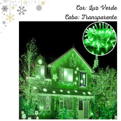 Imagem de Conjunto Decorativo Natalino Pisca-Pisca com 100 Led (10 metros)