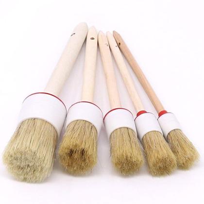 Imagem de Conjunto detalhado de pincéis Swpeet Premium Natural Boar Hair, 5 unidades