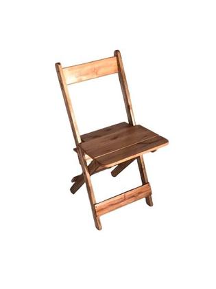 Imagem de Conjunto Dobrável de Mesa com 4 Cadeiras - Envernizado