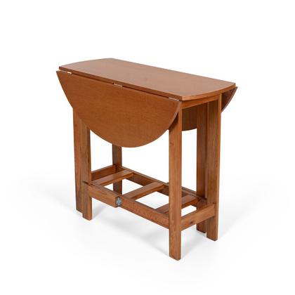 Imagem de Conjunto Dobrável Prático Mesa 4 Cadeiras Mel Bar Cozinha