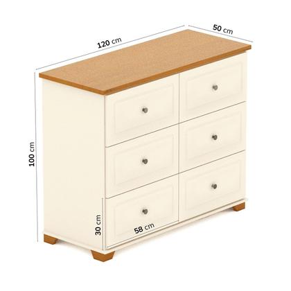 Imagem de Conjunto Dormitório 1 Cama Queen 1 Mesa de Cabeceira 1 Cômoda Ananda CabeCasa MadeiraOriginals