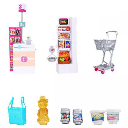 Imagem de Conjunto e Boneca - Barbie - Supermercado de Luxo - 25 Peças - Mattel