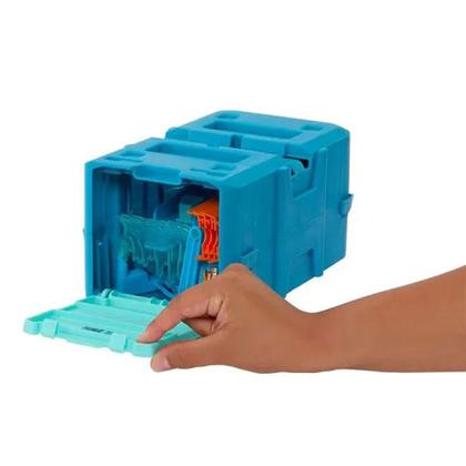 Imagem de Conjunto e Pista - Hot Wheels Track Builder - Queda De Gelo - Mattel