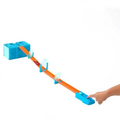 Imagem de Conjunto e Pista - Hot Wheels Track Builder - Queda De Gelo - Mattel