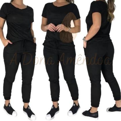 Imagem de Conjunto em Suede Calça e Blusa Feminina Lindo e Confortável