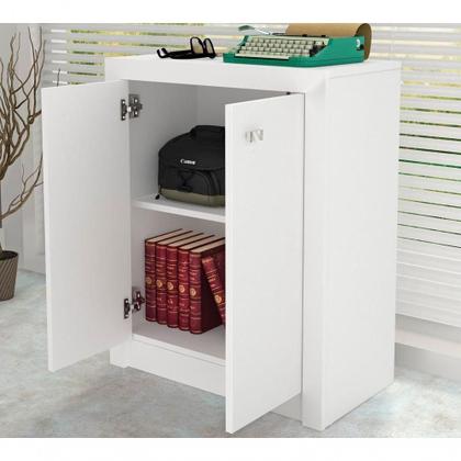 Imagem de Conjunto Escritorio Completo 5 Peças Cj2 Branco Branco