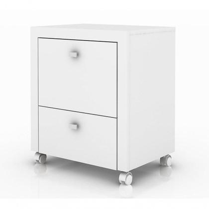 Imagem de Conjunto Escritorio Completo 5 Peças Cj2 Branco Branco