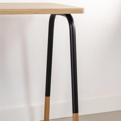 Imagem de Conjunto Escritorio Home Office 2 Peças 28001X27998 Nero Hanover Artesano