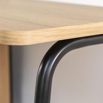 Imagem de Conjunto Escritorio Home Office 2 Peças 28001X27998 Nero Hanover Artesano