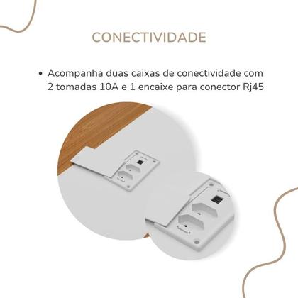 Imagem de Conjunto Escritório: Mesa Reunião 6375 + 3 Módulos 6377