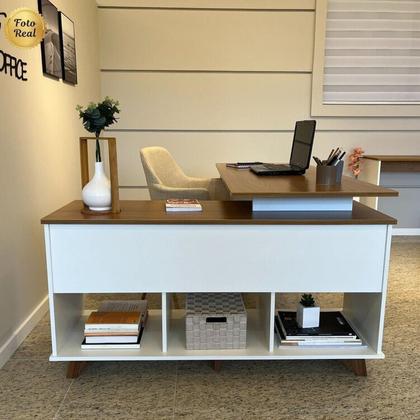 Imagem de Conjunto Escritório para 2 Pessoas 2 Escrivaninhas Gold