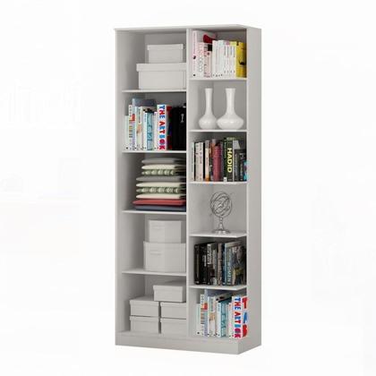 Imagem de Conjunto Escrivaninha 2 Gavetas Byte e Armário Multiuso 1 Porta com Espelho João Pessoa