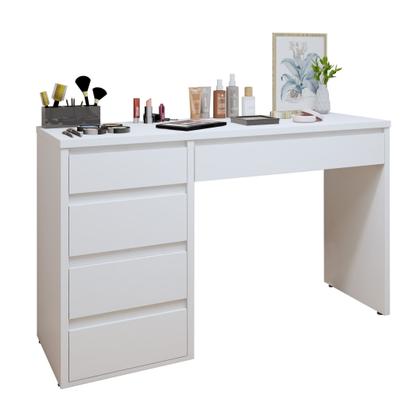 Imagem de Conjunto Escrivaninha 5 Gavetas Berlim e Espelho Retangular 180cm Flora