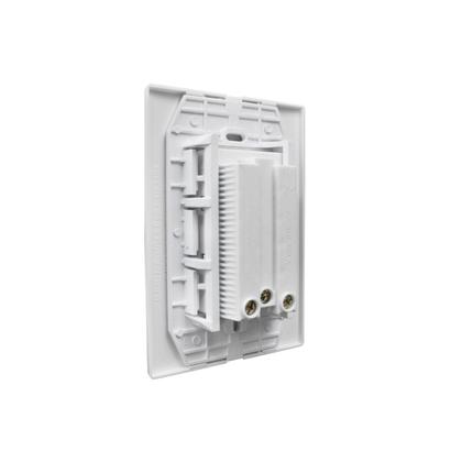 Imagem de Conjunto Espelho 4x2 2 Tomadas Separadas 20A 250V Linha Vivaz - Ilumi - 78121