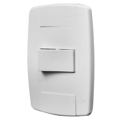 Imagem de Conjunto Espelho 4x2 com 1 Interruptor Paralelo Vertical 10A 250V~ Linha LEV Ilumi - 8722