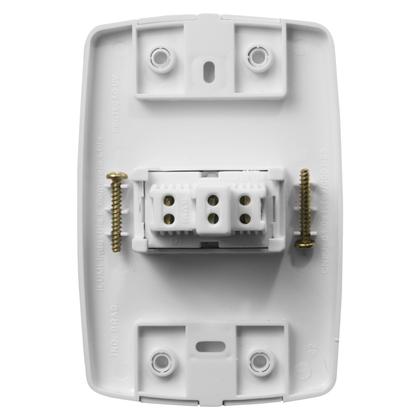 Imagem de Conjunto Espelho 4x2 com 1 Interruptor Paralelo Vertical 10A 250V~ Linha LEV Ilumi - 8722