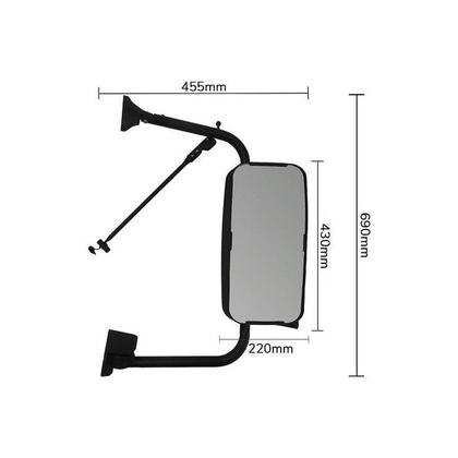 Imagem de Conjunto Espelho MB Axor Atego 1938S Convexo Par LD LE