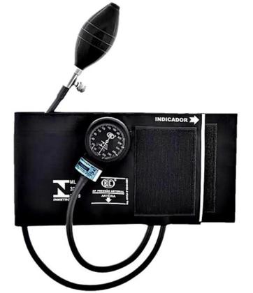 Imagem de Conjunto Estetoscópio Littmann Classic III 5803 Black Edition + Ap. Pressão Bic com Estojo