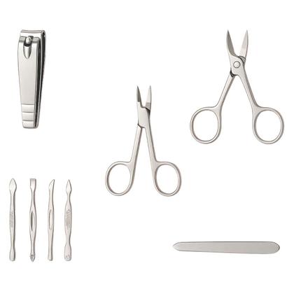 Imagem de Conjunto Estojo Kit Manicure Pedicure Portátil 12pçs Profissional Domicílio Unha Encravada Inoxidável Autoclave Estelizável