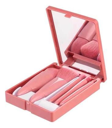 Imagem de Conjunto Estojo Kit Pincel De Maquiagem Com Espelho