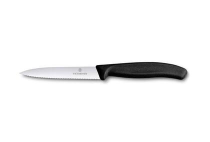 Imagem de Conjunto Faca para descascar 19cm Lâmina lisa e serrilhada SwissClassic Victorinox