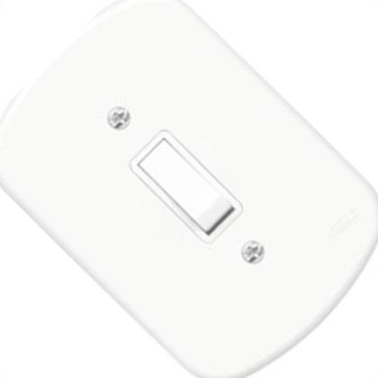 Imagem de Conjunto Fame 4X2 Branco Com Placa 1Paralelo