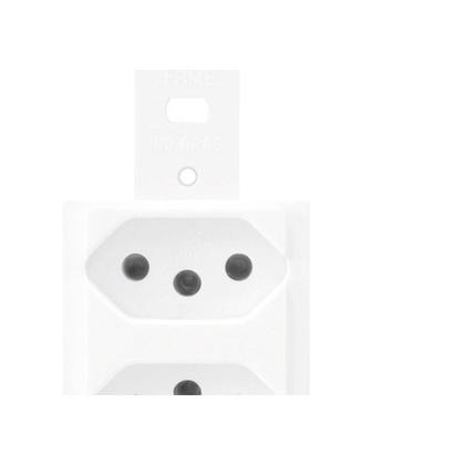 Imagem de Conjunto Fame 4X2 Branco Sem Placa 2Tomadas 20A