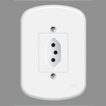 Imagem de Conjunto Fame Blanc - Tomada 2P+T 10A