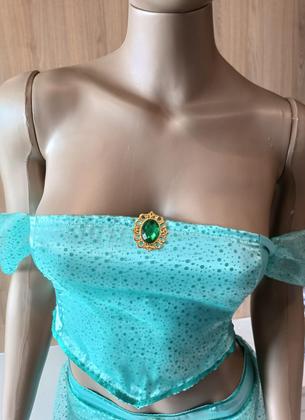 Imagem de Conjunto Fantasia Feminino Adulto Luxo Princesa Jasmine