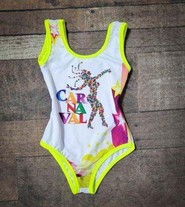 Imagem de Conjunto Fantasia Infantil de Carnaval Halloween Folia Globeleza Neon (Tam 1 ao 10) COD.000506